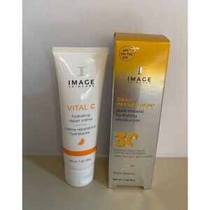 Image Skincare Pure Mineral Hydrating Moisturizer  + Vital C Repair creme TRAVEL